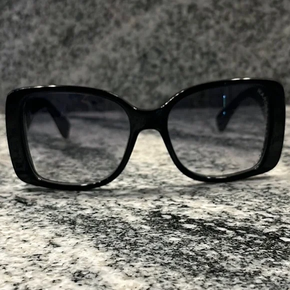 Marc By Marc Jacobs Black and Blue Sunglasses Bold Oversized Design Marc Jacobs Marc 488/N/S 03KIR Sunglasses - US main image 4